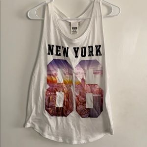 PINK brand New York tank. XS.